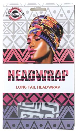 Dreamfix Long Tail Headwrap – Sort/Hvid