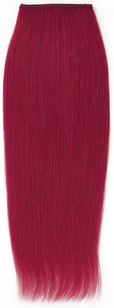 Unihair 100 % Remy-Echthaar 18"-20" – Weinrot