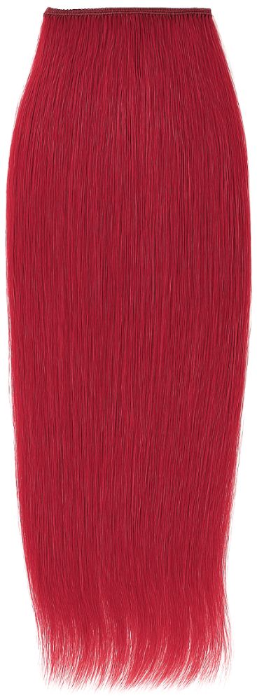Unihair 100 % Remy-Echthaar 18" – Rot